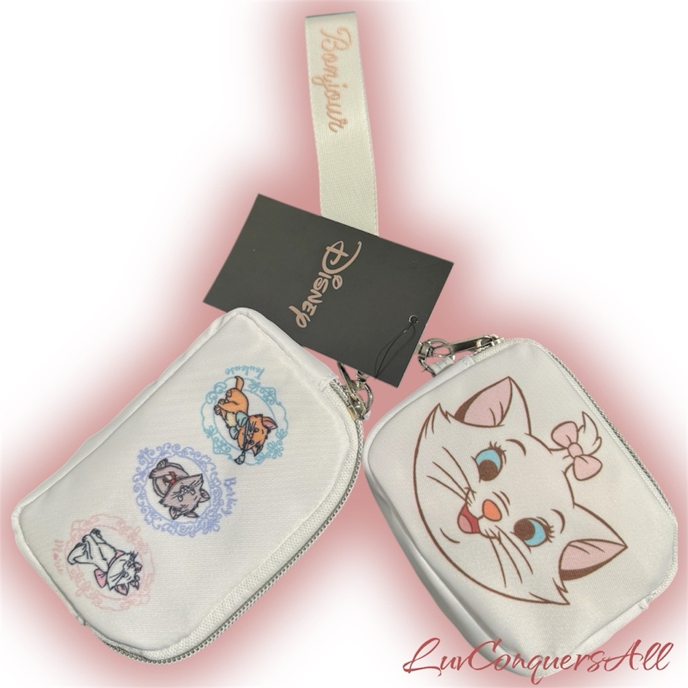 Disney The Aristocats Marie & Kittens Coin Purse Wristlet Set